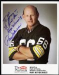1987 Ray Nitschke Green Bay Packers Signed Photo - Lot of 2 - JSA 
