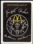 1970s McDonald's Baseball Instructional With Postcard - Lot of 9 With Rod Carew Jim Kaat