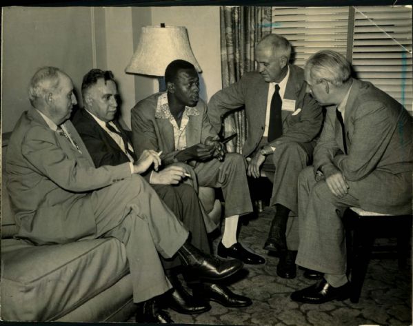 1950s circa Leroy "Satchel" Paige "The Sporting News Collection Archives" Original 8" x 10" Photos (Sporting News Collection Hologram/MEARS Photo LOA) - Lot of 2