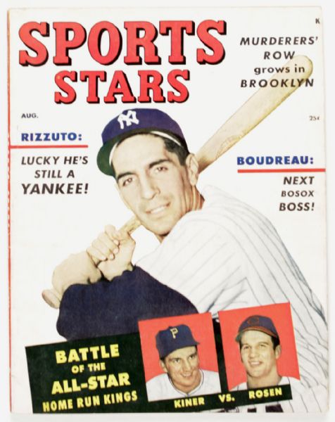 1951 Sports Stars Phil Rizzuto New York Yankees Magazine