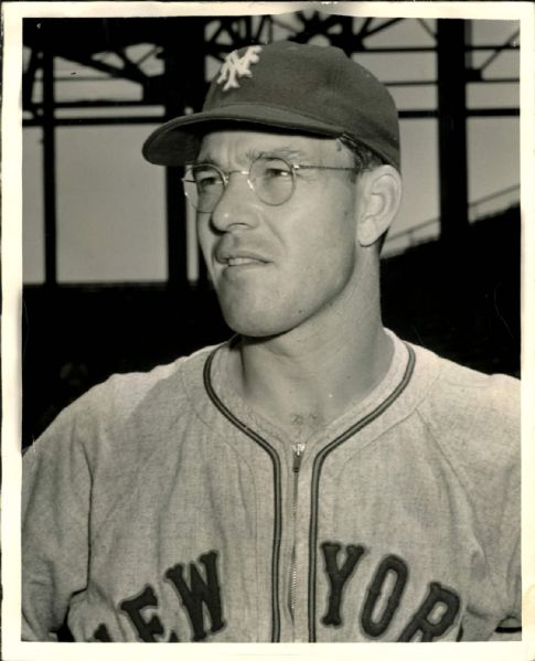 1940-42 Mel Ott New York Giants "The Sporting News Collection Archives" Original Photo (Sporting News Collection Hologram/MEARS Photo LOA)
