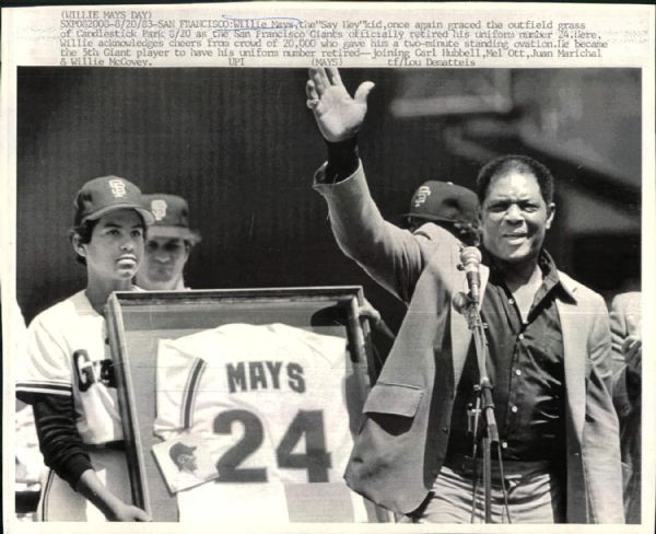 1951-93 Willie Mays NY/SF Giants NY Mets "The Sporting News Collection Archives" Original Photos (Sporting News Collection Hologram/MEARS Photo LOA) - Lot of 42