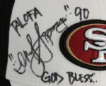 2009 Isaac Sopoaga San Francisco 49ers Game Worn Signed Sideline Cap PSA/DNA NFL Auctions Certificate