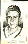 1934-60 Philadelphia Phillies The Sporting News Original Illustration Artwork (Sporting News Collection Hologram/MEARS LOA) Unique, 1:1 - Lot of 7