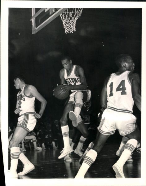1966 Dave Bing Detroit Pistons "SPORT Magazine Collection Archives" Original Photo (MEARS Photo LOA)
