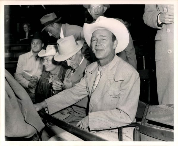 1952 Roy Rogers "The Sporting News Collection Archives" Original Photo (Sporting News Collection Hologram/MEARS Photo LOA)