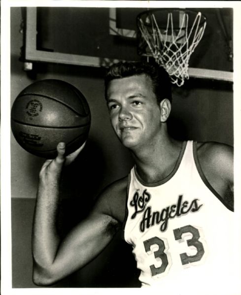 1960-63 Rod Hundley Los Angeles Lakers "The Sporting News Collection Archives" Original Photo (Sporting News Collection Hologram/MEARS Photo LOA)