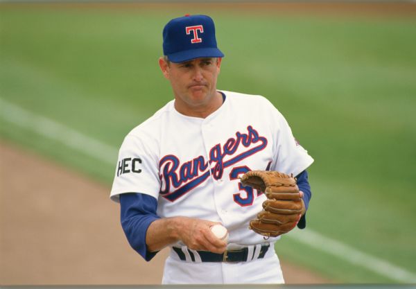 1989-93 Nolan Ryan Texas Rangers "The Sporting News" Original Full Color Negative Slide (The Sporting News Collection/MEARS Auction LOA) 