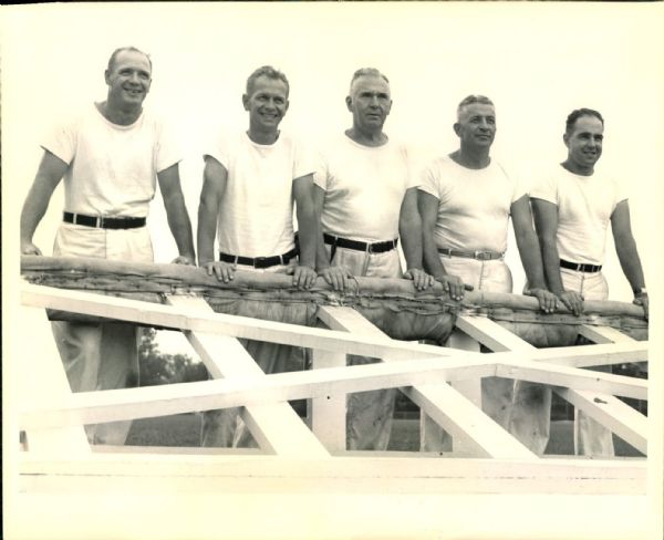 1945-48 Bob Higgins Penn State "The Sporting News Collection Archives" Original Photos (Sporting News Collection Hologram/MEARS Photo LOA) - Lot of 4
