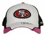 2009 Glen Coffee San Francisco 49ers Game Worn Signed Sideline Cap PSA/DNA NFL Auctions Certificate
