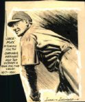 1917-69 St. Louis Cardinals The Sporting News Original Illustration Artwork (Sporting News Collection Hologram/MEARS LOA) Unique, 1:1 - Lot of 14