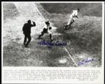 1941 Mickey Owen Brooklyn Dodgers & Tommy Henrich New York Yankees Signed 8 x 10 Photo - Lot of 4 - JSA 