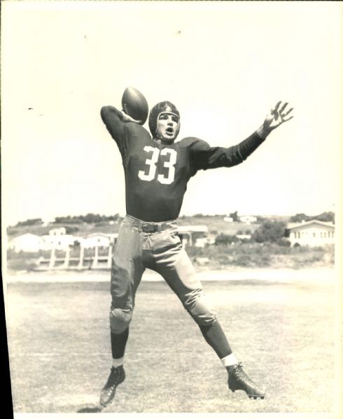 1937-43 Sammy Baugh Washington Redskins "The Sporting News Collection Archives" Original Photo (Sporting News Collection Hologram/MEARS Photo LOA)