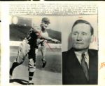 1928-46 Walter Johnson Washington Senators The Sporting News Collection Archives Original Photos (Sporting News Collection Hologram/MEARS Photo LOA) - Lot of 2