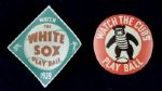 1939 Chicago White Sox & Cubs Home Schedule - Lot of 2 