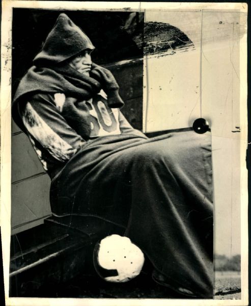 1927 Cal Hubbard New York Giants "The Sporting News Collection Archives" Original Photo (Sporting News Collection Hologram/MEARS Photo LOA)