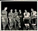 1955 Stan Musail Maurice Richard Jean Beliveau "The Sporting News Collection Archives" Original 8" x 10" Photo (Sporting News Collection Hologram/MEARS Photo LOA)