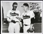 Bob Feller Cleveland Indians Signed 8 x 10 Photo - Lot of 3 With Interesting Content - JSA 