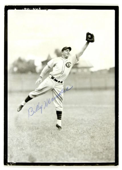 Billy Herman Chicago Cubs Signed 5x7 Photo - JSA