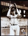 Bob Feller Cleveland Indians Signed 8 x 10 Photo - Lot of 3 With Interesting Content - JSA 