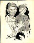 1917-69 St. Louis Cardinals The Sporting News Original Illustration Artwork (Sporting News Collection Hologram/MEARS LOA) Unique, 1:1 - Lot of 14