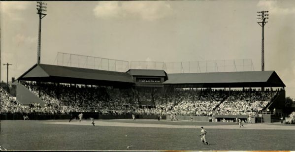 1940 Wilmington Baseball Park Wilmington Blue Rocks "The Sporting News Collection Archives" Original 4.5" x 8.5" Photo (Sporting News Collection Hologram/MEARS Photo LOA)