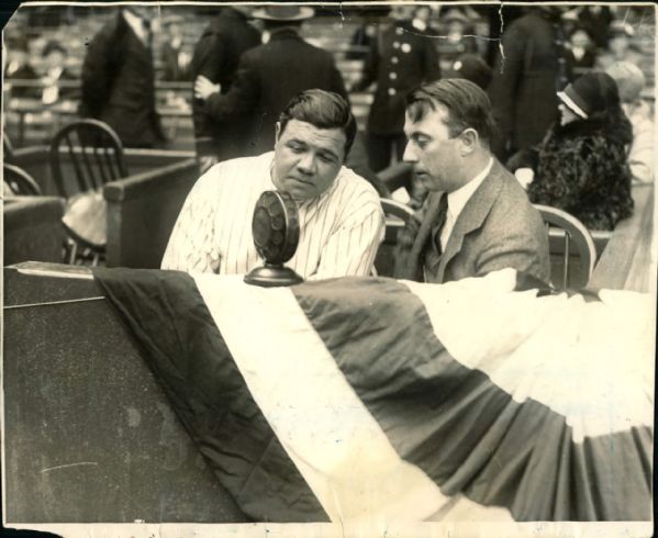 1921-26 Babe Ruth New York Yankees "The Sporting News Collection Archives" Original Photo (Sporting News Collection Hologram/MEARS Photo LOA)