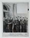 1963 Chicago Cubs "1888 Chicago Team Meets President Cleveland" Original Wire Photo