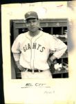 1939 Mel Ott New York Giants "The Sporting News Collection Archives" Original Photo (Sporting News Collection Hologram/MEARS Photo LOA)