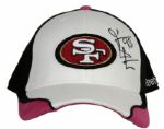 2009 Demetric Evans San Francisco 49ers Game Worn Signed Sideline Cap PSA/DNA NFL Auctions Certificate