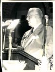 1936-54 Ty Cobb Will Harridge Hall of Fame Induction Ceremony The Sporting News Collection Archives Original Photos (Sporting News Collection Hologram/MEARS Photo LOA) - Lot of 8