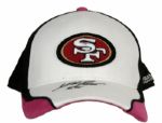 2009 Ahmad Brooks San Francisco 49ers Game Worn Signed Sideline Cap PSA/DNA NFL Auctions Certificate