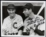 Bob Feller Cleveland Indians Signed 8 x 10 Photo - Lot of 3 With Interesting Content - JSA 