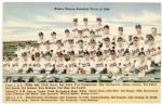 1950s Milwaukee Braves Postcard - 12 With Stan Musial Hank Aaron & Other Superstars 