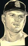 1917-69 St. Louis Cardinals The Sporting News Original Illustration Artwork (Sporting News Collection Hologram/MEARS LOA) Unique, 1:1 - Lot of 14