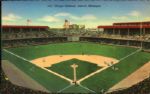 1950s Briggs Stadium Detroit Tigers Postcard
