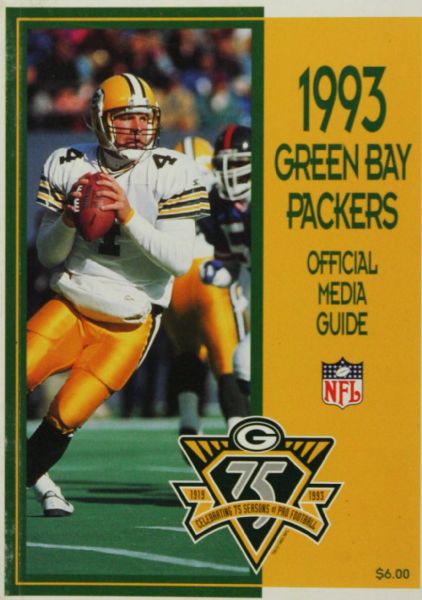 1993 Green Bay Packers Media Guide & 1997 NFL Kickoff Magazine (Brett Favre covers)