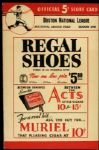 1935 Boston Red Sox vs. New York Yankees Scorecard & 1940 Boston Braves vs. Brooklyn Dodgers Scorecard