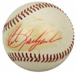 1961-73 Carl Yastrzemski Boston Red Sox Single Signed OAL (Cronin) Baseball - JSA 