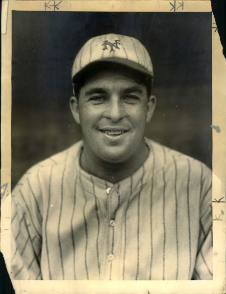 1926-27 Fred Fitzsimmons New York Giants "The Sporting News Collection Archives" Original Photo (Sporting News Collection Hologram/MEARS Photo LOA)