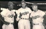 1949-56 circa Jackie Robinson Roy Campanella Don Newcombe "The Sporting News Collection Archives" Original 5" x 8" Photo (Sporting News Collection Hologram/MEARS Photo LOA)