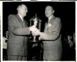 1950 Nat Holman City College of New York "SPORT Magazine Collection Archives" Original Photo (MEARS Photo LOA)