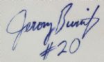 2001 Jeromy Burnitz Milwaukee Brewers Game Worn Twice Signed Throwback Jersey - (MEARS A10 / JSA)
