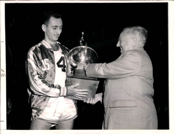 1957 Bob Cousy Boston Celtics "SPORT Magazine Collection Archives" Original Photo (MEARS Photo LOA)