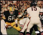 1990s Ray Nitschke Green Bay Packers Signed 8 x 10 Photo - Lot of 2  JSA