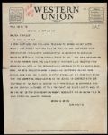 1949 Western Union Telegram to Walter OMalley From Yankee GM George Weiss With World Series Content
