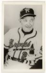 1950s Fred Haney Milwaukee Braves Postcard