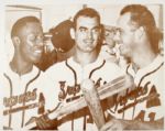 Milwaukee Braves Oversized 11" x 14" Photo w/Aaron