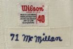 1971 Roy McMillan Milwaukee Brewers Game Worn Coaches Jersey- Second Year Brewers Home Jersey  (MEARS A10)
