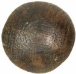 1850's Flat Sided Baseball Bat - An Excellent Example of the Earliest Style of American Baseball Bat Known (MEARS Auction LOA)